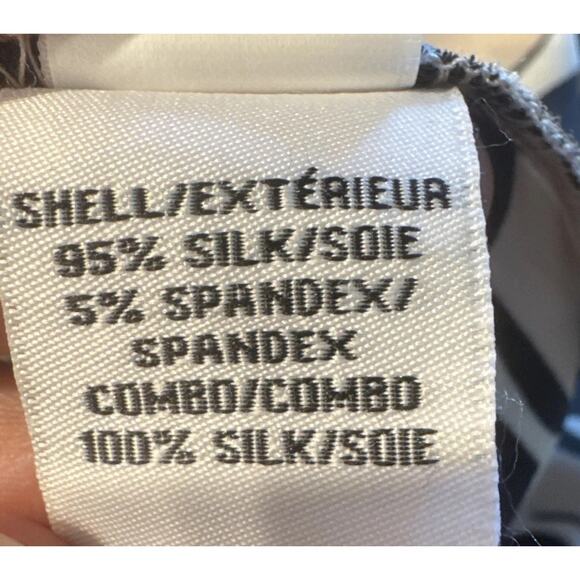 Diane von Furstenberg DVF Posey Asymmetrical Silk Drop Yoke Skirt Ruffle READ - Picture 6 of 11